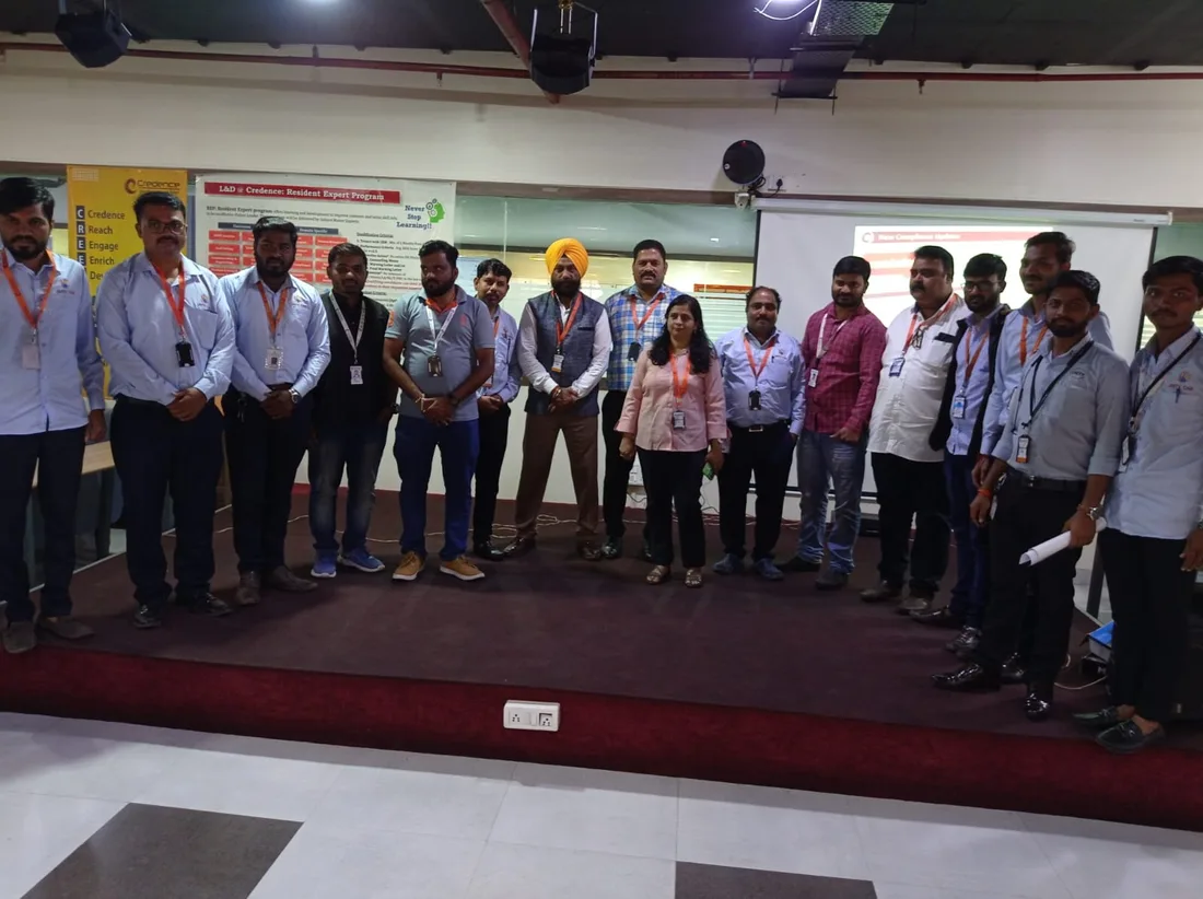 POSH training team with company employees after a session
