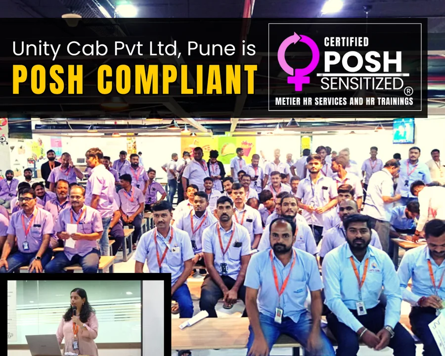 POSH Sensitized Certified company: POSH sensitisation training for a transportation company